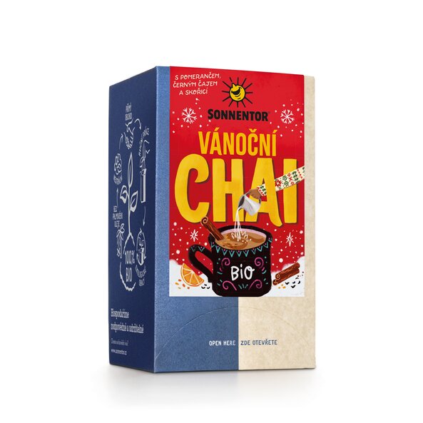 Chai vánoční bio 32,4 g, porc. dvoukomorový